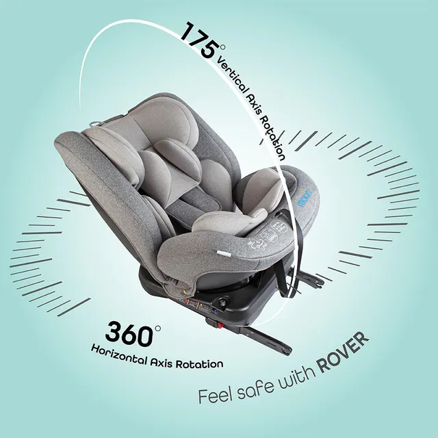 MOON - Rover Baby Car seat Group_0+_I_II_III - Grey (5)
