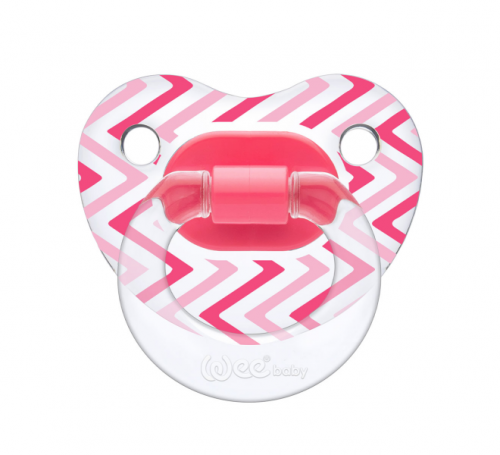 Wee Pacifier Wee Baby Transparent Patterned Orthodontic Pacifier No:1 (0-6M) – Zero2Five